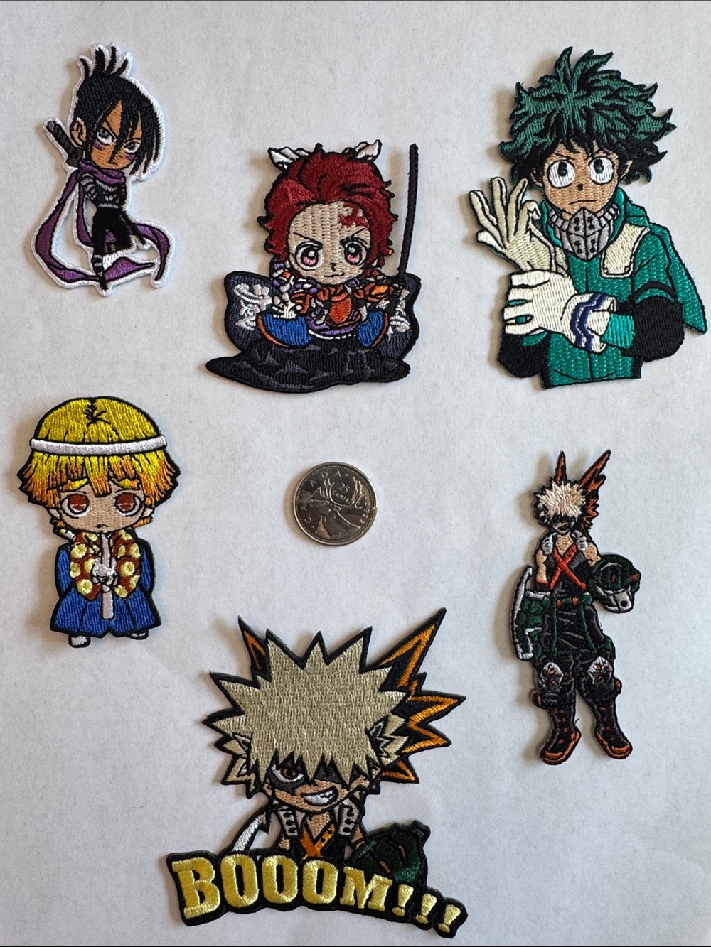 Anime my hero academia embroidered  Iron-On Patches